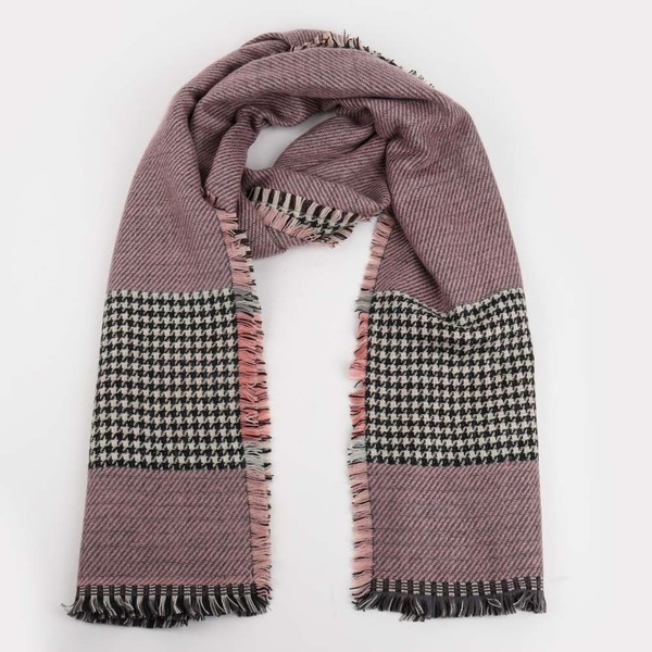 Pink long scarf in China - Lilla Accessories pink long scarf