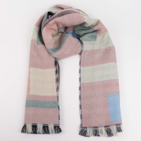China pink long scarf supplier - Lilla Accessories pink long scarf